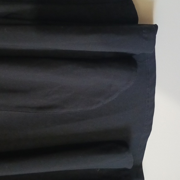 Sympli Black Shawl Collar Stretch Jersey Knit Cardigan, Size 8 - Picture 4 of 7